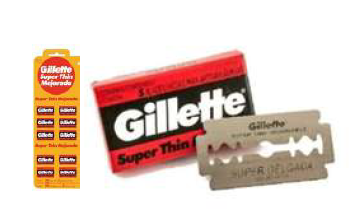 GiLLETTE HOJAS  - para Afeitar (Blister x 10 unidades) (precio x unidad)