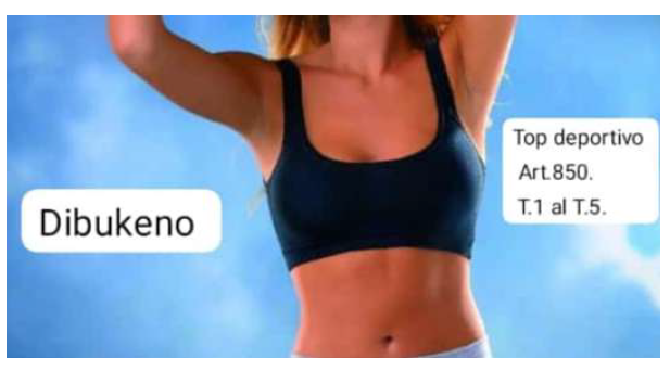 ALUMI KIT X 6 UNIDADES - TOP DEPORTIVO NEGRO (T3 Y T5)     Precio x unidad