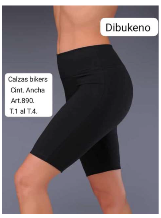 KIT X 6 UNIDADES - CALSAS CHUPIN NEGRA (T3, T4, T5, T6) Precio x unidad
