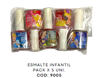 ESMALTE INFANTIL - Pack x 5 uni. (precio x unidad)