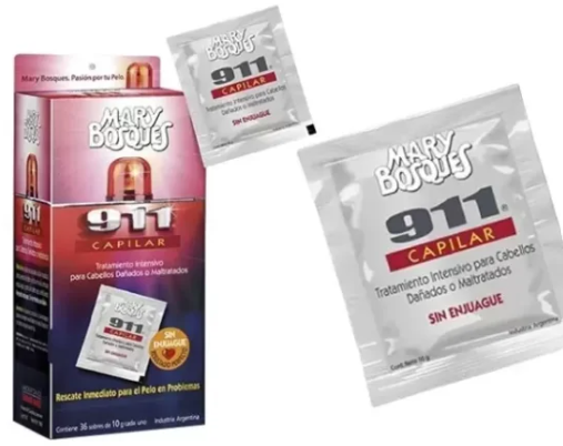 M.BOSQUES 911 Capilar-rescate inmediato-sin enjuage-sobre x 10 g.-caja x 36 u.-
