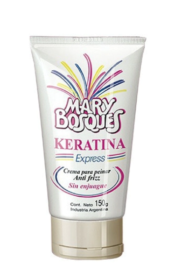 M.BOSQUES Keratina Express-crema para peinar-sin enjuague-pomo x 150 g.-