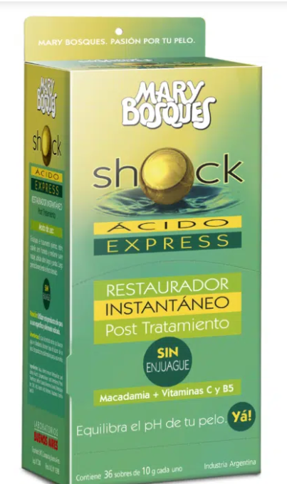 Shock Acido Express-restaurador instantáneo-sin enjuague-sobre x 10 g-caja x 36 u-