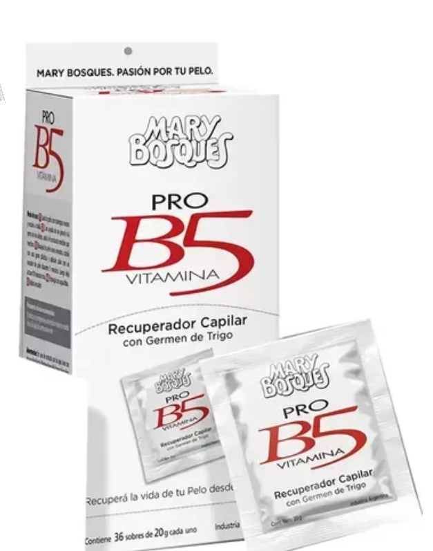 M.BOSQUES Pro Vitamina B5-sobre x 20 g.-caja x 36 u.-