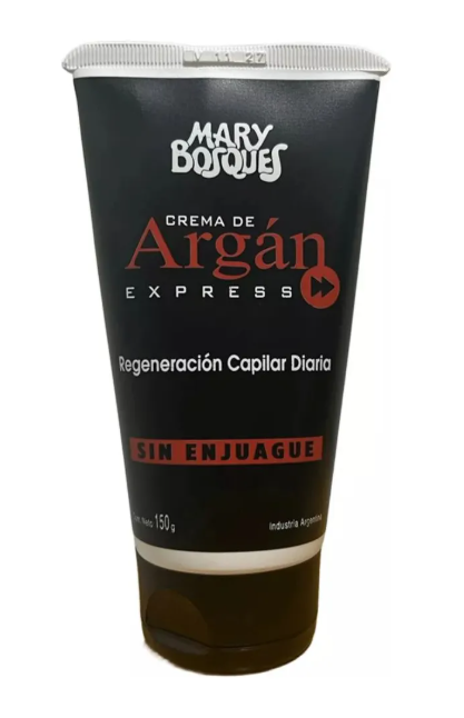 M.BOSQUES Crema de Argan Express-regeneracion capilar diaria-sin enjuague-pomo x 150 g.-