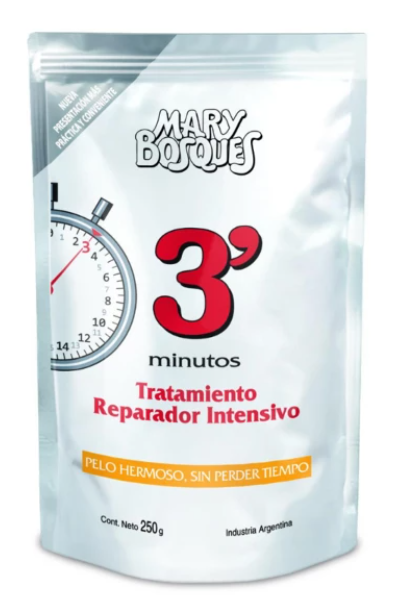 3' Minutos-tratamiento reparador intensivo-doypack x 250 g.-