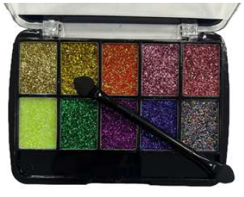 TEJAR SOMBRA GLITTER X 10 COLORES