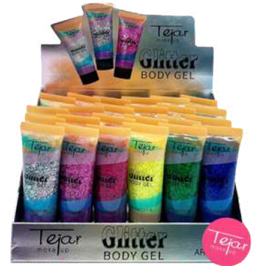 GLITTER BODY GEL x 22 ml