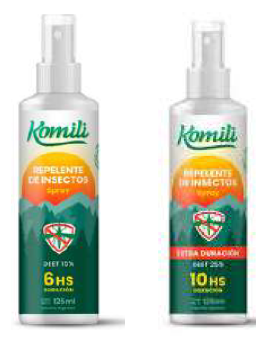 KOMILY - REPELENTE X 100 ML 10 HS    PROMO!!
