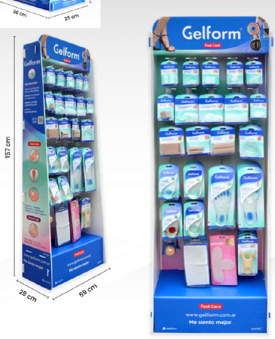 GELFORM - EXHIBIDOR DE GEL GRANDE + CARGA
