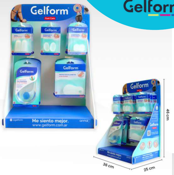 GELFORM - EXHIBIDOR DE GEL CHICO 1 + CARGA