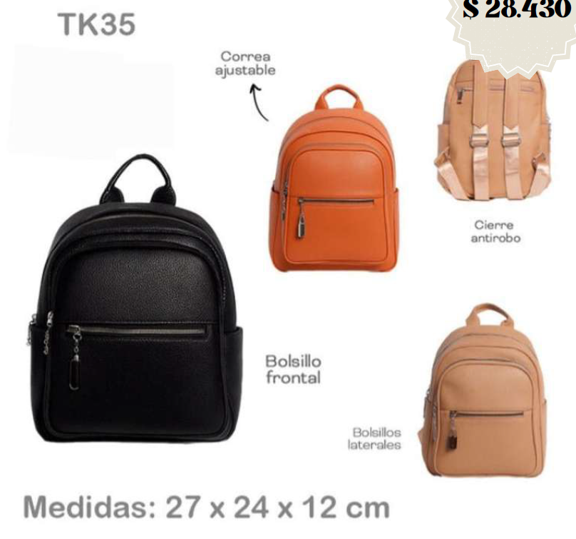 MARROQUINERIA MOCHILA PU