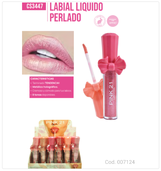 BRILLO LABIAL  PL.PK 007124      