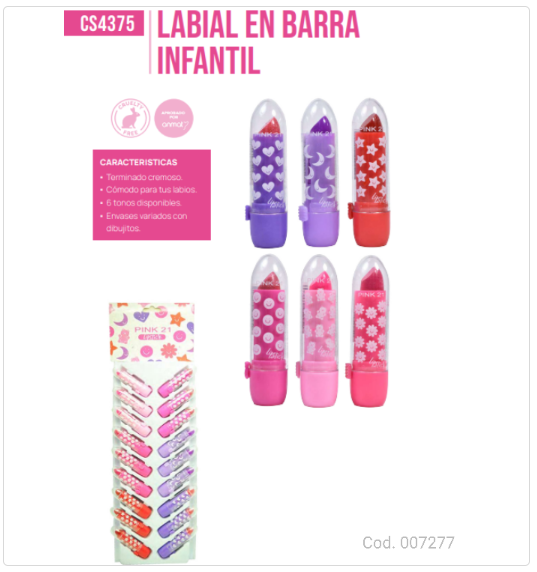 LAPIZ LABIAL  PL.PK 007277      