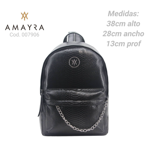 MOCHILA AMAYRA NEGRA                              
