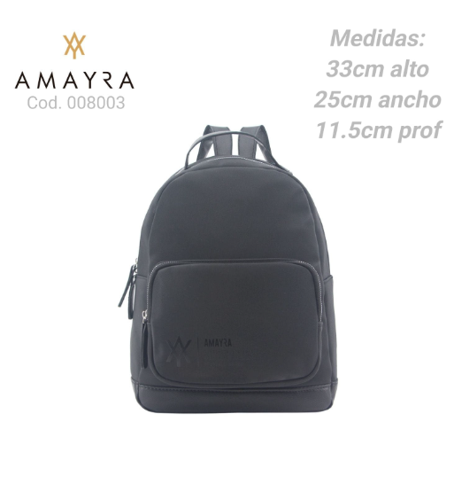 MOCHILA AMAYRA NEGRA                              