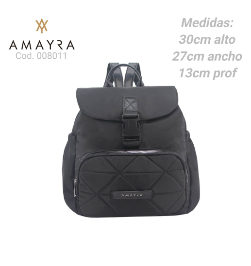 MOCHILA AMAYRA NEGRA                              