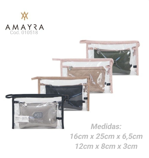 PORTACOSMETICO AMAYRA X 2  PL.MA 010518      