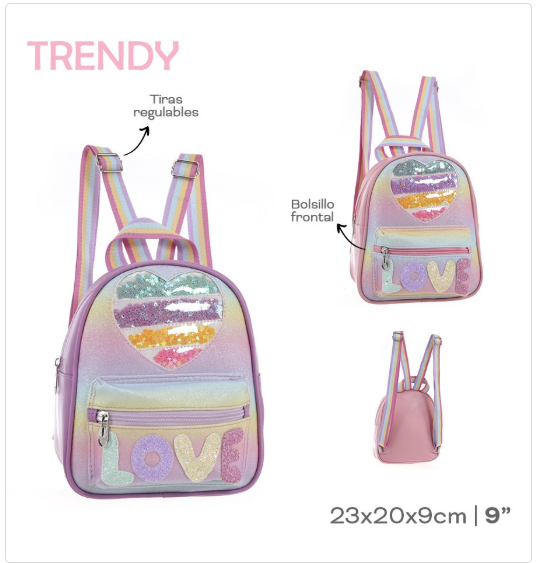 MOCHILA INFANTIL TRENDY                              