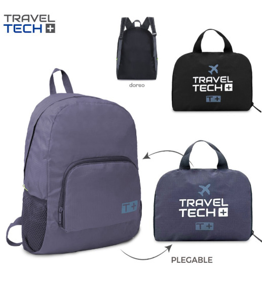 MOCHILA PLEGABLE TRAVEL TECH                              
