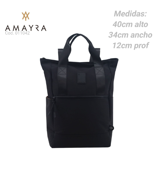 MOCHILA AMAYRA NEGRA                              