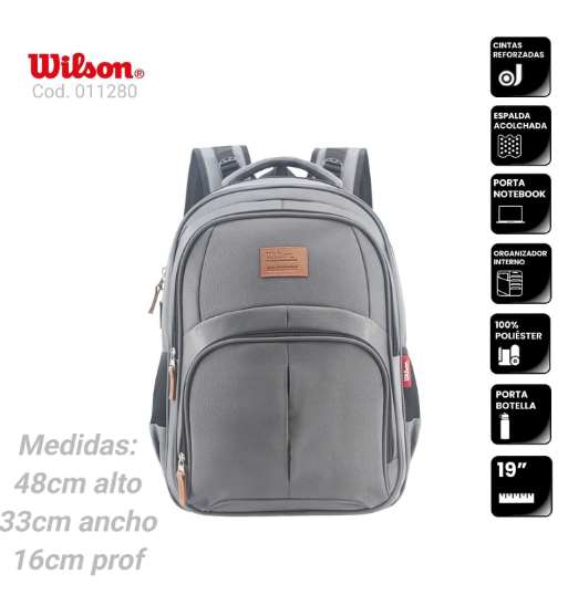 MOCHILA WILSON  PL.MA 011280      