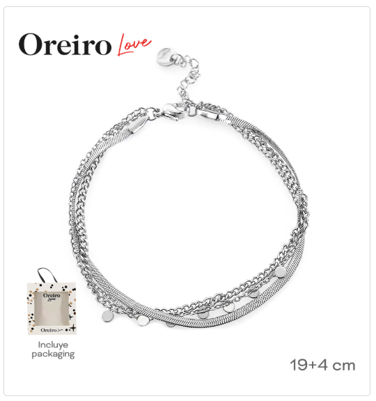 PULSERA ACERO OREIRO                              