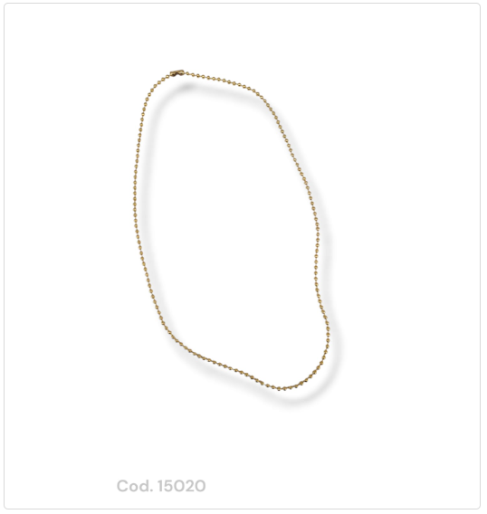 CADENA ACERO DORADO  PL.AC 15020       