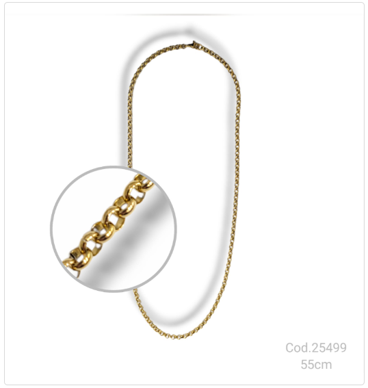 CADENA ACERO DORADO                              