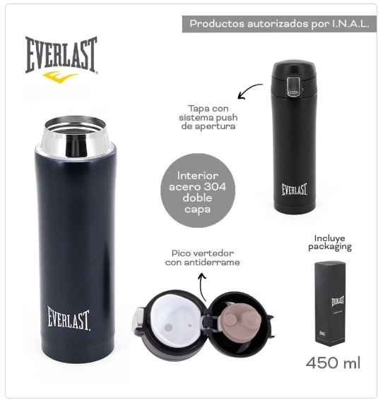 BOTELLA TÉRMICA EVERLAST                              