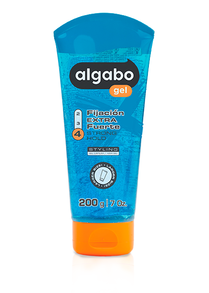 Algabo GEL POMO X 200 GR Fijacion Fuerte azul