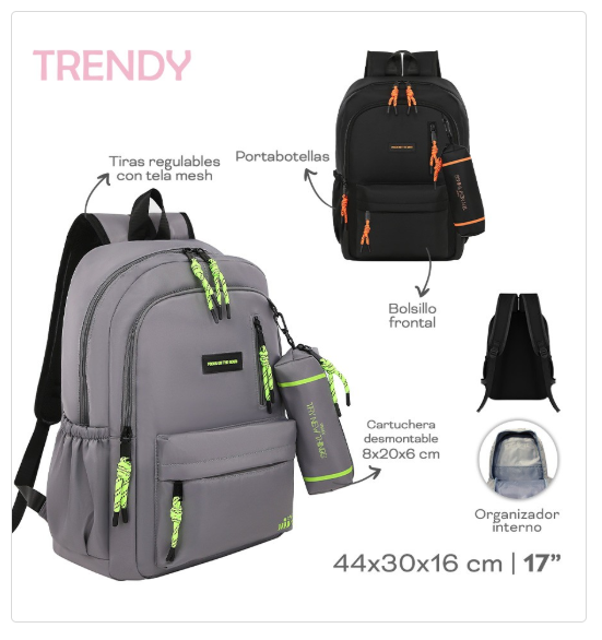 MOCHILA TRENDY