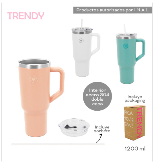VASO TERMICO TRENDY