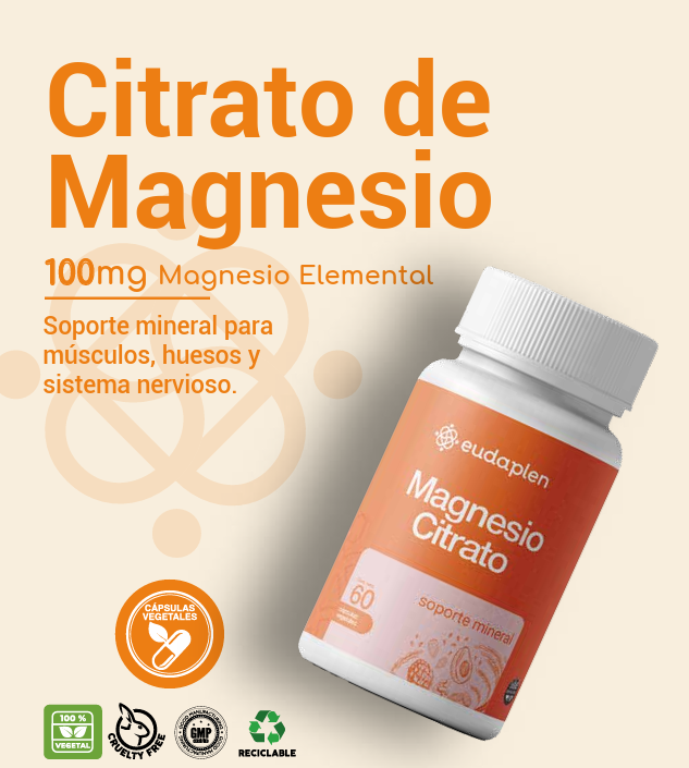 CITRATO DE MAGNESIO - x 60 capsulas vegetales