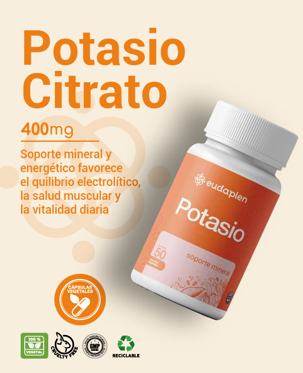 POTASIO CITRATO - x 50 capsulas vegetales