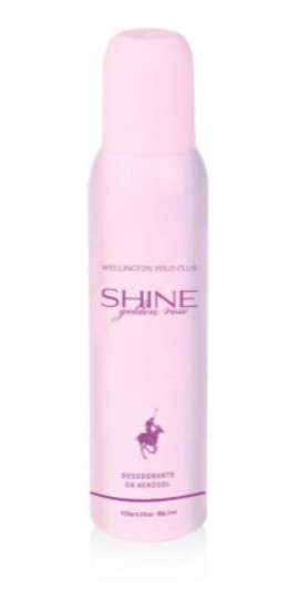 ACTIVE - Desodorante - Wellington SHINE GOLDEN ROSE WOMAN 127ml     PROMO!!