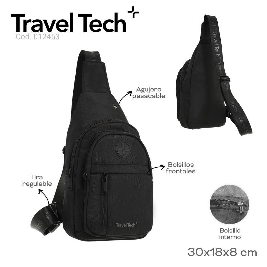 MOCHILA TRAVEL TECH  PL.MA 12454