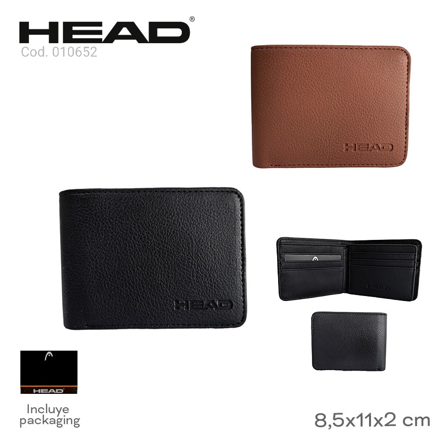BILLETERA HOMBRE HEAD  PL.MA 12456