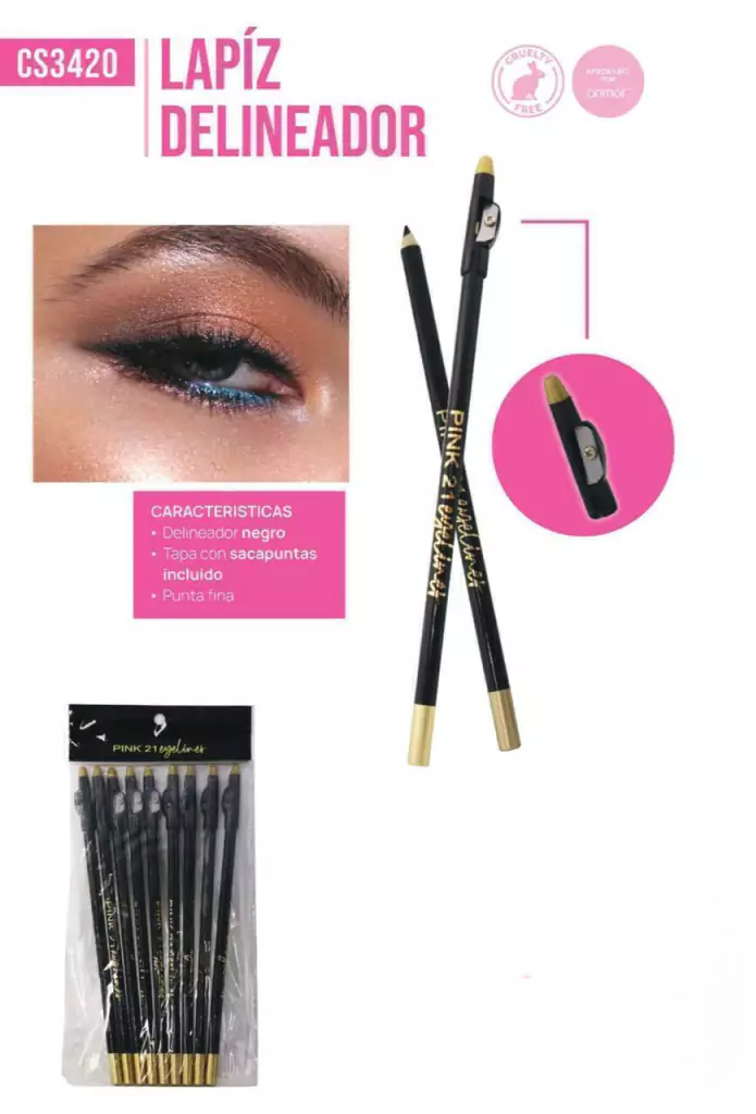 LAPIZ DELINEADOR DE OJOS X12 PL.PK11173