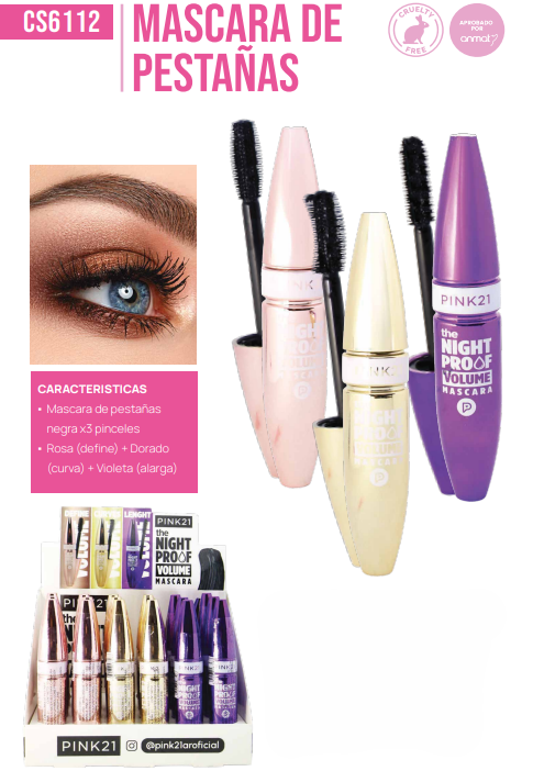 MASCARA DE PESTAÑAS PL.PK12834