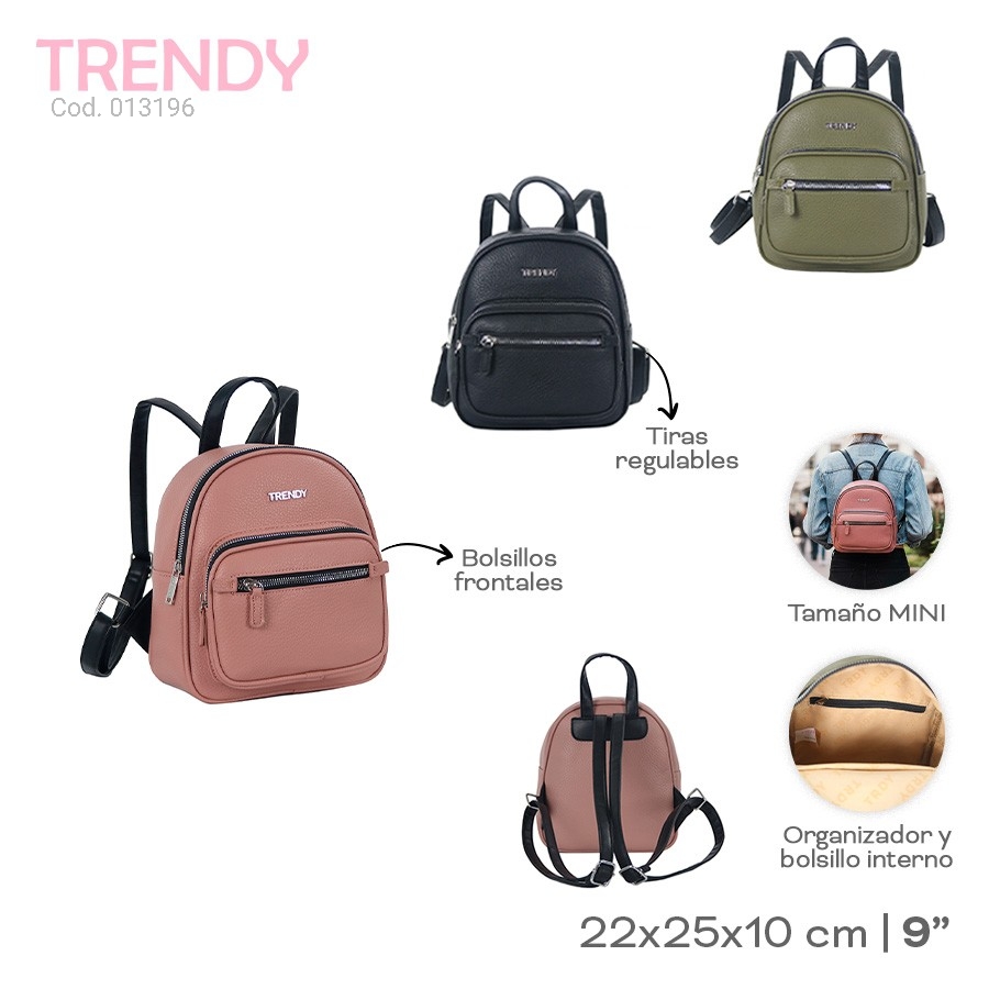 MOCHILA TRENDY PL.MA 13196