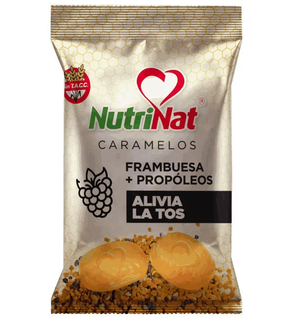 Caramelos Nutrinat - Frambuesa y Propóleos  x 50 gr