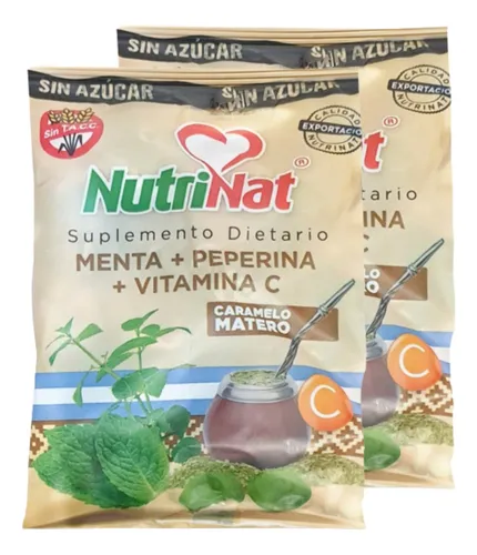 Caramelos Nutrinat S/A - Menta y Peperina vit C  x 50 gr