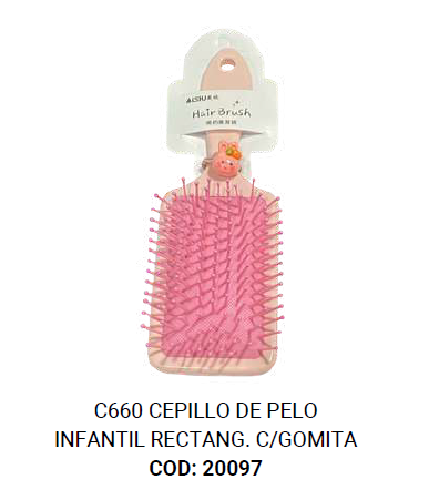 CEPILLO RECT. NEUMATICO INFANTIL CON GOMITA 