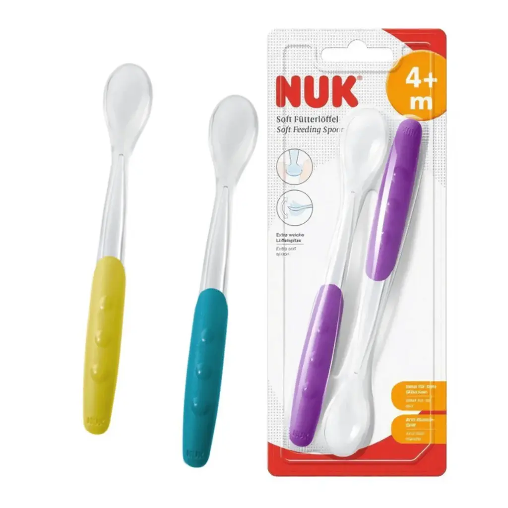 Set de 2 Cucharas Largas de Silicona - Colores Surtidos