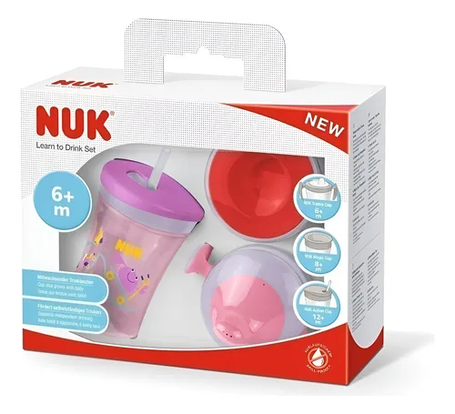 Set Vasos Evolution Cup Violeta / Rojo