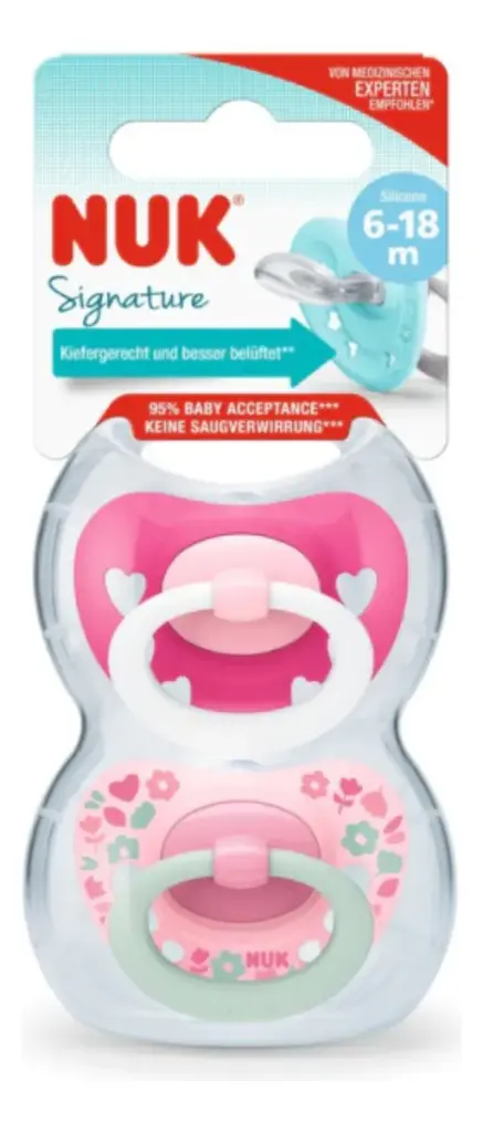 Set de 2 Chup. Signature 6-18 meses Fucsia