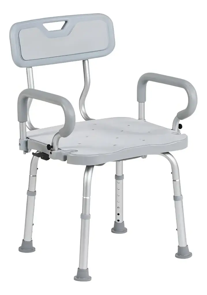 Silla de baño giratoria para interior de bañera