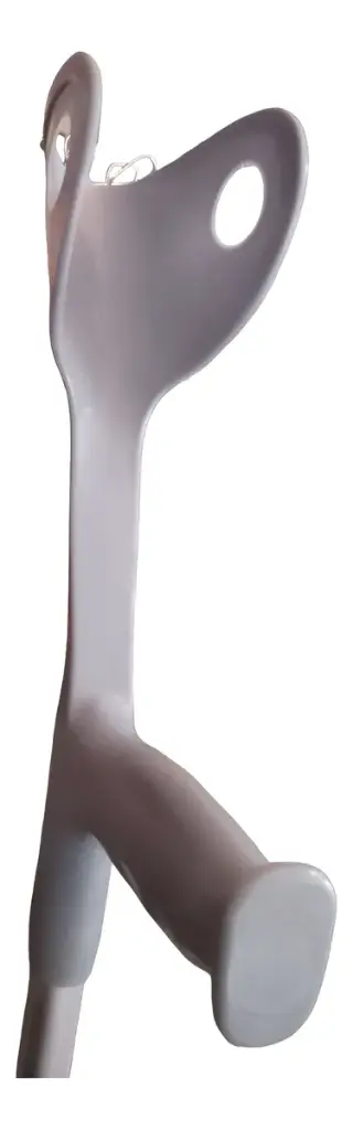 Bastón canadiense abierto Gris (par)