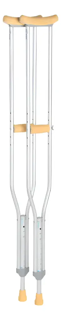 Muleta de aluminio anodizado, regulable, tamaño especial para niños (par)